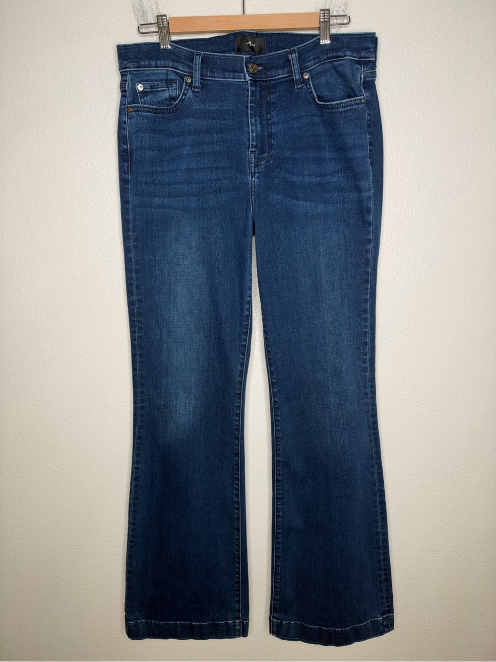 7 For All Mankind Dojo jeans in Blue Black Santiago 32